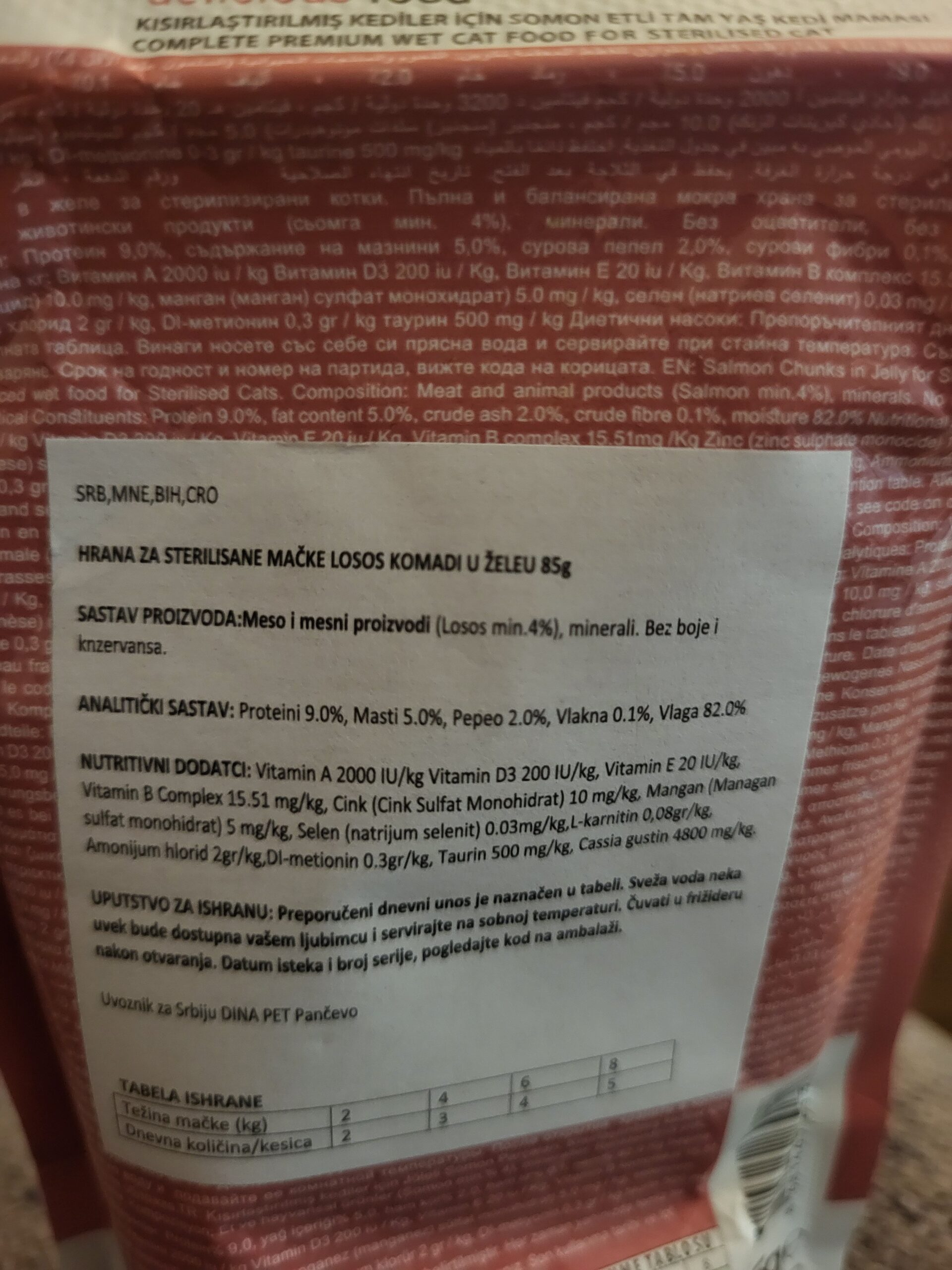 Bestpet sos za sterilisane mačke losos 85gr - Slika 2