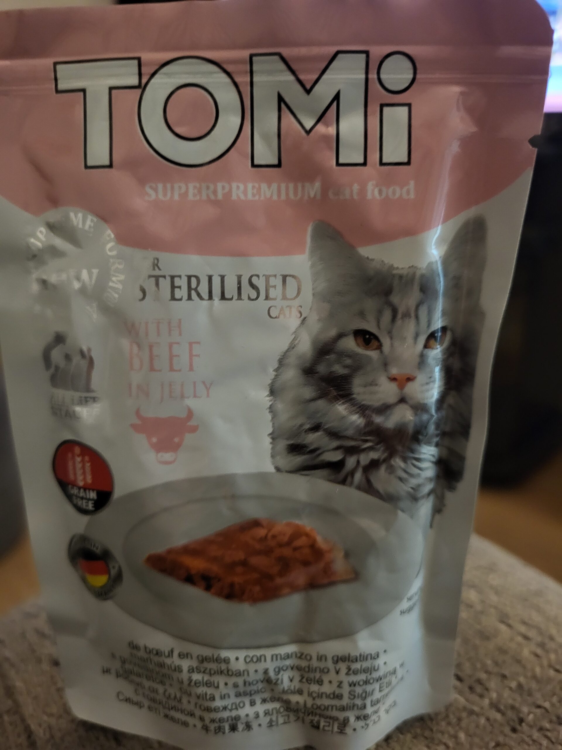 Tomi sos za sterilisane mačke govrdina 85gr