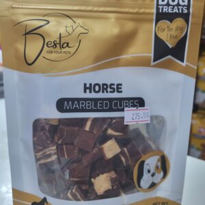 🐎Besta poslastice za pse- konjetina kockice 80gr