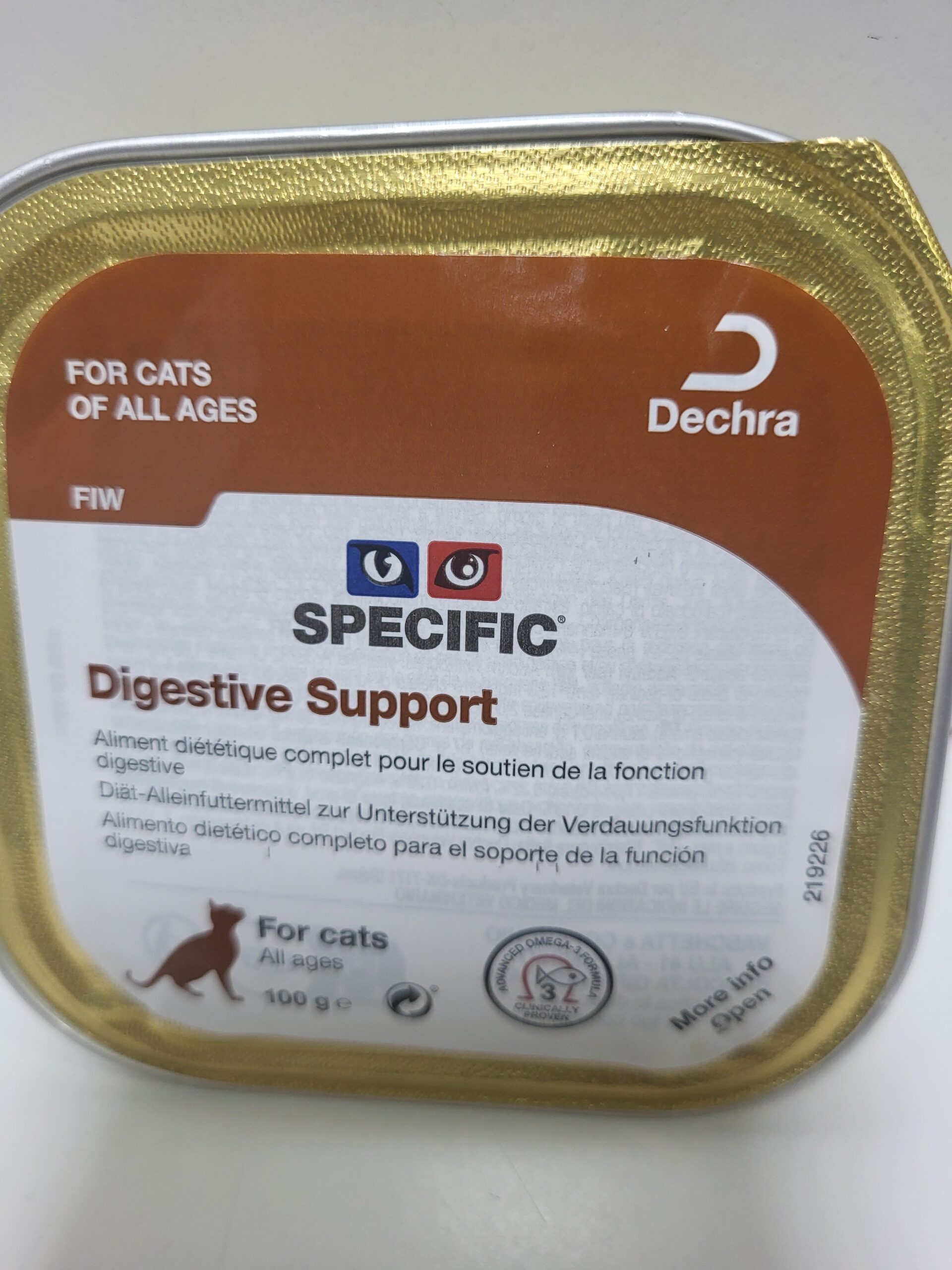 Digestive support 100gr cat